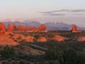 Arches NP - Sunset over Arches